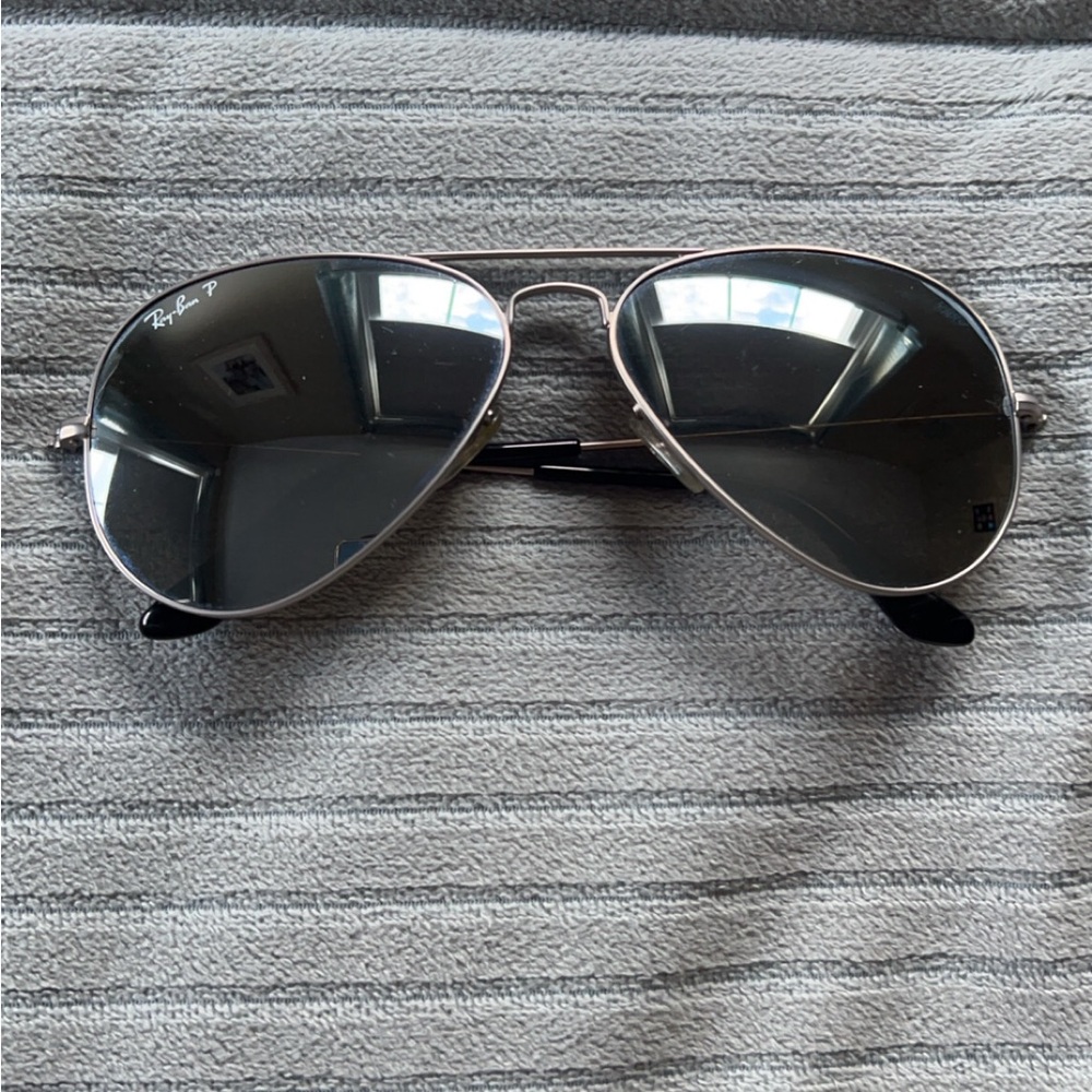 Ray-Ban Silver Aviator Sunglasses